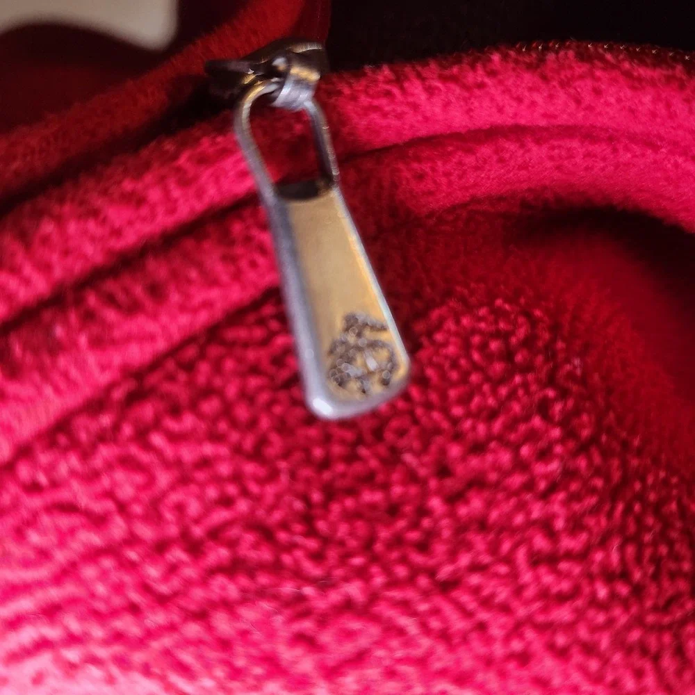 Brooks Brothers 1/4 Zip Sweater Men's XLarge Red Long Sleeve Pullover